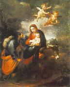 MURILLO, Bartolome Esteban Flight into Egypt sg china oil painting reproduction